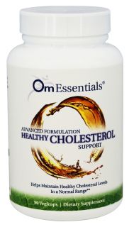 OmEssentials   Advanced Formulation Healthy Cholesterol Support   90 Vegetarian Capsules