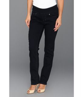 Jag Jeans Petite Peri Pull On Straight in After Midnight Womens Jeans (Black)