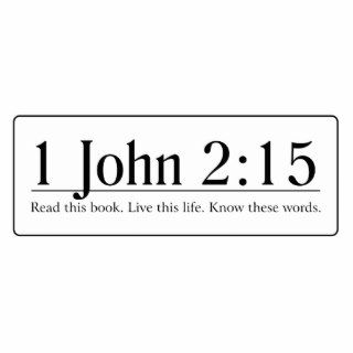 Read the Bible 1 John 215 Photo Cutout