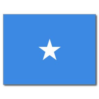 Somalia Flag Postcard