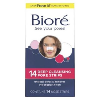 Biore Deep Cleansing Pore Strips   14 Count (Nose)