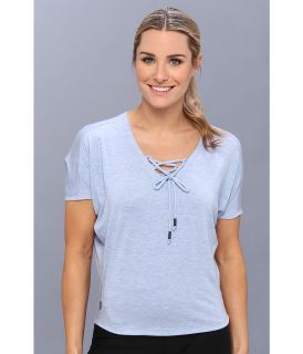 Lole Audrey 2 Top Womens Short Sleeve Pullover (Blue)