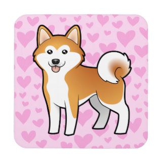 Akita Inu / Shiba Inu Love Coasters