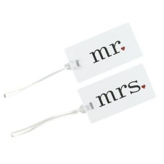 Mr./Mrs. Luggage Tag Set