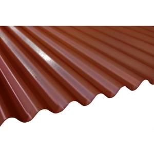 16 ft. Terra Cotta Deep Corrugated Steel Roof Panel RF/DC26/TCO/192