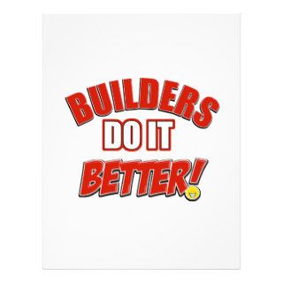 Builders do it better letterhead template