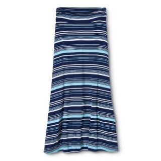 Merona Womens Knit Maxi Skirt   Waterloo Blue   M