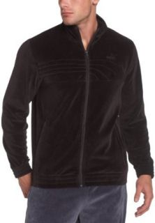 PUMA Men's Velour Jacket,Black,XX Large Clothing