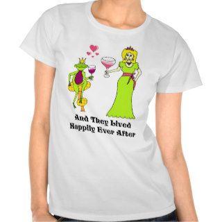Wine Prince & PrincessHappily Ever After T shirts