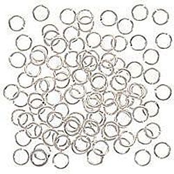 Beadaholique Silverplated 4 mm 21 Gauge Open Jump Rings (200) Beadaholique Jewelry Findings