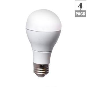 EcoSmart 40W Equivalent Bright White (3000K) A19 LED Light Bulb (4 Pack) ECS GP19 WW 40WE 120