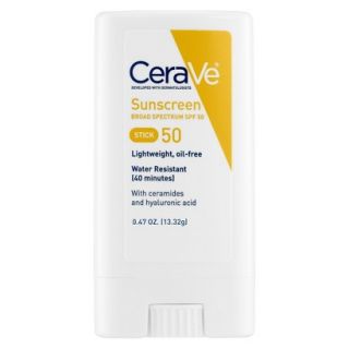 CeraVe Sunscreen Stick with SPF 50   0.47 oz