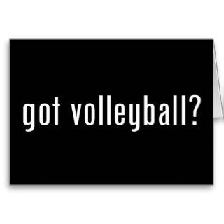 got volleyball? card