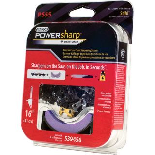 Oregon PowerSharp Replacement Chain and Sharpening Stone   For 16 Inch Stihl