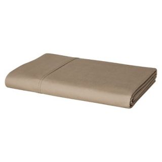 Threshold Ultra Soft 300 Thread Count Flat Sheet   Tan (Full)