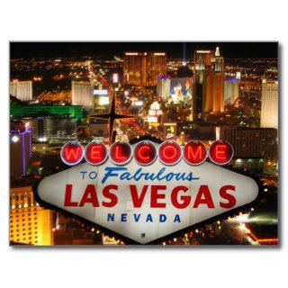 Las Vegas Strip Postcard