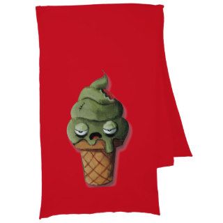 Rotten Zombie Ice Cream Scarf Wrap