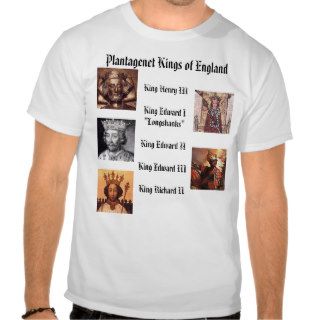 Plantagenet Kings of England T Shirts
