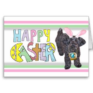 Easter YorkiePoo   Yorkshire Terrier Poodle Mix Greeting Cards