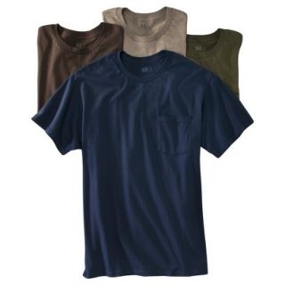 Fruit of the Loom Mens 4 pack Pocket Tee   Assorted Colors 2XL
