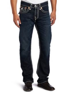 True Religion Men's Ricky Straight Leg Super Jean in Black at  Mens Clothing store