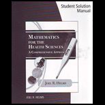 Mathematics for Health Sciences   Student Solutions Man