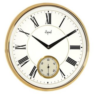 Opal Clock Side Second Clock with Bold Figures and ABS Case