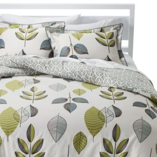 Room 365 Scandinavian Reversible Comforter Set   Gray/Green (King)