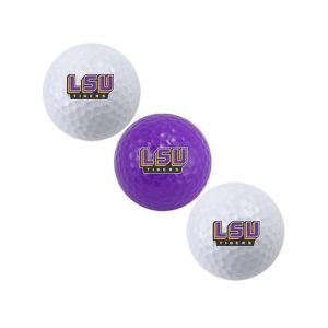 LSU Tigers Team Golf 3pk Golf Ball Set