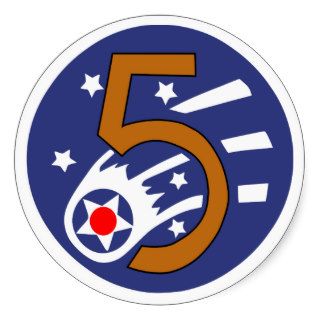 5TH AIR FORCE STICKERS