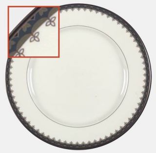 Fitz & Floyd Anniston Dinner Plate, Fine China Dinnerware   Teal Blue, Green & G