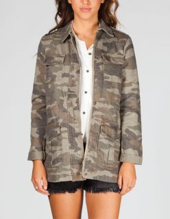 Camo Womens Anorak Jacket Camo Green In Sizes Large, X Large, Sm