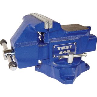 Yost Utility Bench Vise   4 1/2 Inch Jaw Width, Apprentice Series, Model 445
