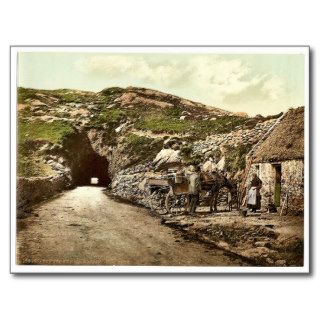 Tunnel Near Glengariff. Co. Cork, Ireland rare Pho Post Card