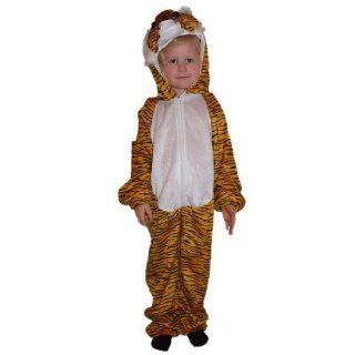 AN28 Größe 110 122 Tiger Kostüm Kostüme Tierkostüm Karneval Fasching Tigerkostüm Spielzeug