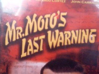 Mr. Moto's Last Warning Ricardo Cortez, John Carradine Peter Lorre Movies & TV