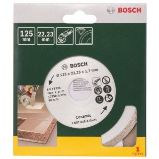 Bosch Diamanttrennscheibe für Fliesen, Ø 125 mm, 2607019473 Baumarkt