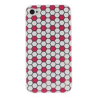 Durable Honeycomb Pattern PC Hard Case for iPhone 4/4S Cell Phones & Accessories