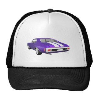 1970 Chevelle SS Purple Finish Trucker Hat