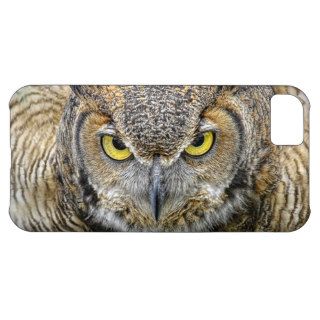 Great Horned Owl Following Eyes iPhone 5C Cases