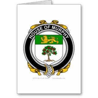 Murphy Family Crest Greeting Card