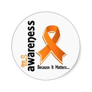 MS Awareness 5 Sticker