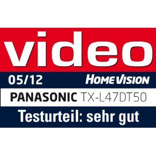 Panasonic TX L47DT50E 119 cm (47 Zoll) 3D LED Backlight Fernseher, EEK A+ (Full HD, 1600 Hz bls, DVB S/T/C, Smart TV) Aluminium Heimkino, TV & Video