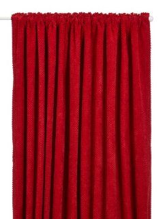 Dreams 'n' Drapes Chenille Thermo Vorhänge mit 7,6 cm Gardinenband, 167 x 137 cm, rot Küche & Haushalt