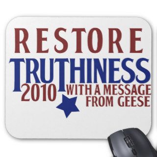 Restore Truthiness Mousepads