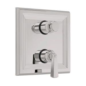 American Standard Town Square 2 Handle Thermostat Valve Trim Kit with Separate Volume Control in Satin Nickel (Valve Not Included) T555.740.295