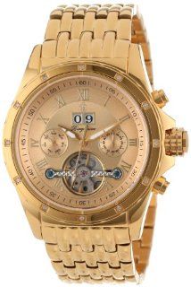 Burgmeister Royal Diamond Herren Armbanduhr Automatik gold BM127 279 Burgmeister Uhren