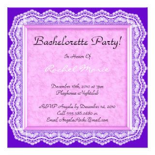 Cute Bachelorette Party Invitation