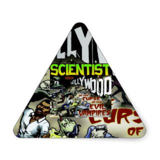 Scientist rids Hollywood of the Curse of the Vamps Triangle Sticker