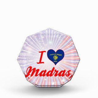 I Love Madras, Oregon Acrylic Award
